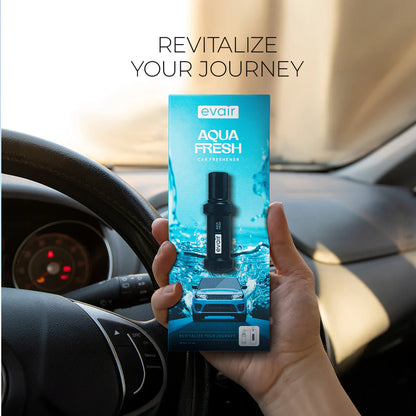 Evair Air Aqua Fresh – 30ml Car Freshener with Over 250 Long-Lasting Sprays