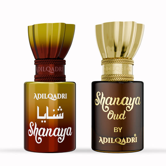 Adil Qadri 2 Pcs Attar Set Shanaya And Shanaya Oudh 5.5 Ml Each
