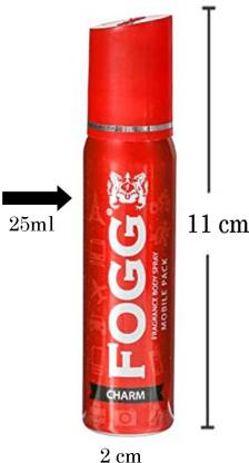 Fogg Charm Fragrance Body Spray Mobile Pack 25ML