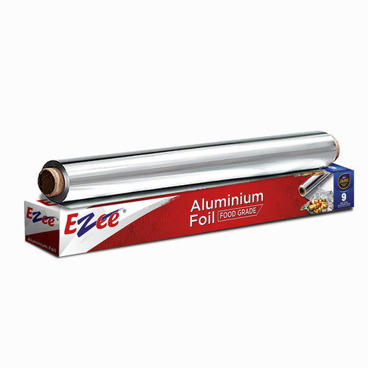 Ezee Aluminium Foil For Kitchen| Perfect For Cooking, Baking And Packing Food - 9 Mtr 11 Micron