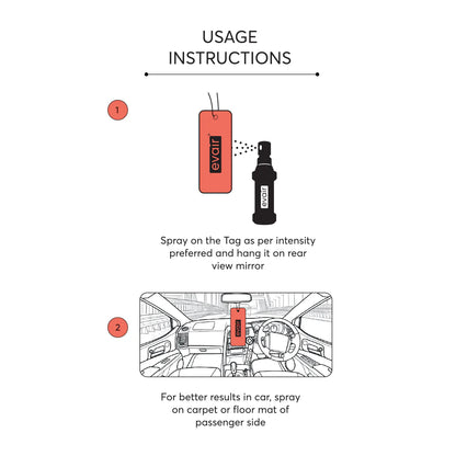 Evair Fruity Fusion – 30ml Car Freshener with 250+ Sprays