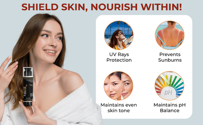 Absolute Moist Multivitamin SPF 50+ Sunscreen by NAKED fact - 50g