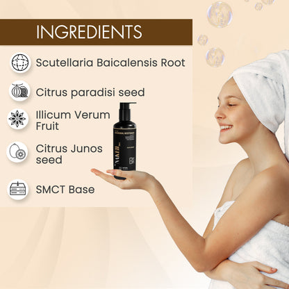 NAKED Fact SMCT Base Microbial Oud Body Wash 300ml