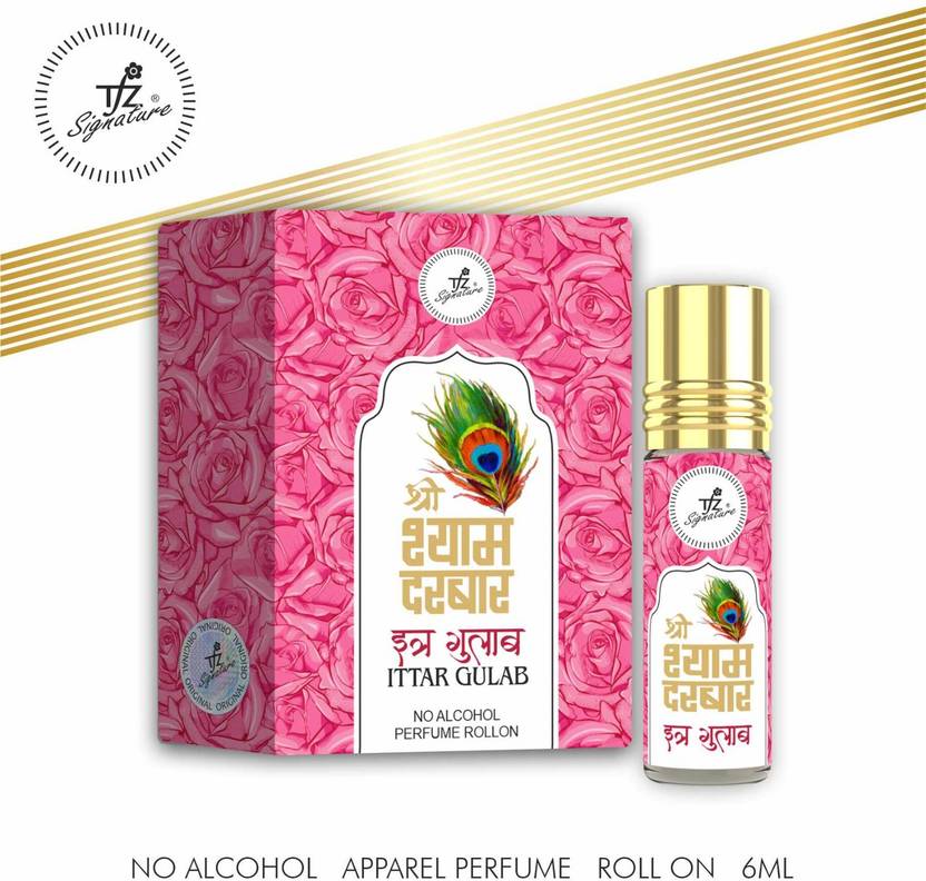 TFZ Attar Ittar Gulab No Alcohol Perfume Roll on 6ml