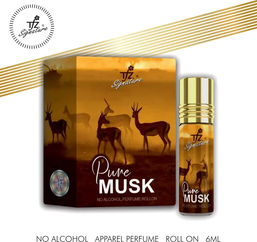 TFZ Attar Pure Musk No Alcohol Perfume Roll on 6ml