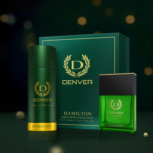 Denver Hamiltion Deodorant and Perfume Gift Set (Each 165ML + 60ML)
