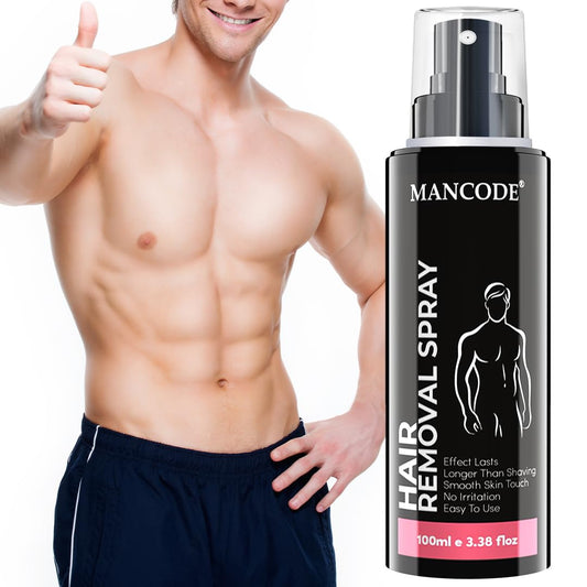 Man Code Mancode Hair Removal Spray For Men | Painless Body Hair Removal Spray For Chest, Back, Legs & Under Arms | Itch & Irritation Free | Hair Removal Wax | Intimate Hygeine From Sweat  - 100 ML
