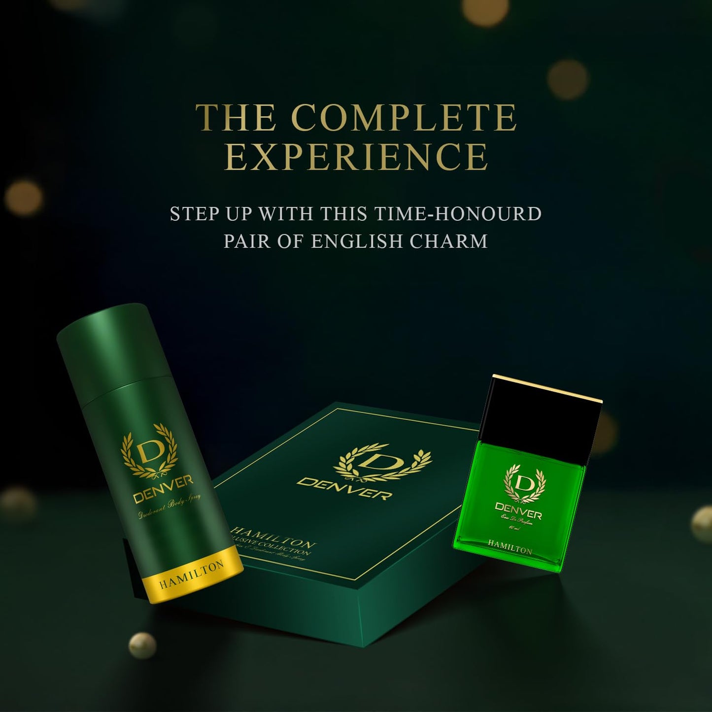 Denver Hamiltion Deodorant and Perfume Gift Set (Each 165ML + 60ML)