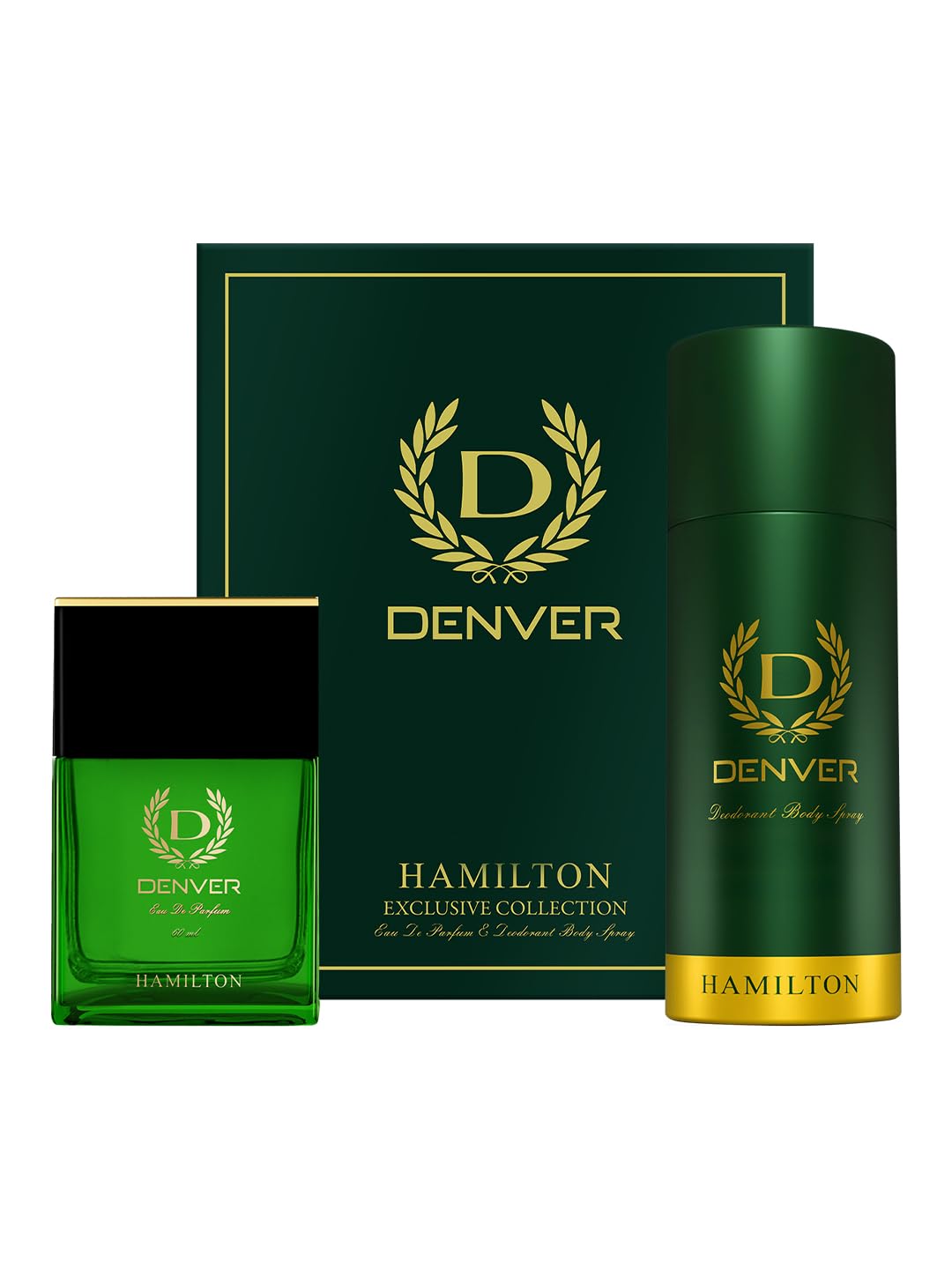 Denver Hamiltion Deodorant and Perfume Gift Set (Each 165ML + 60ML)