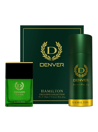 Denver Hamiltion Deodorant and Perfume Gift Set (Each 165ML + 60ML)