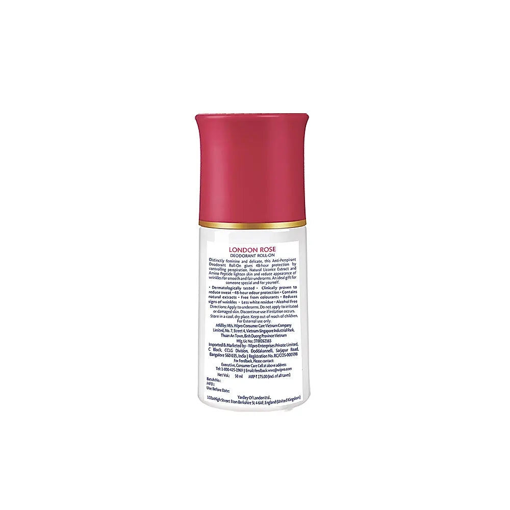 Yardley LONDON ROSE ROLL-ON 50ML