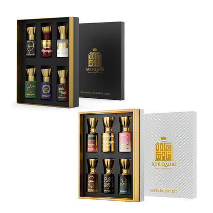 Adil Qadri Assorted And Essensia Luxury Attar Perfume Gift Set - Pack Of 2
