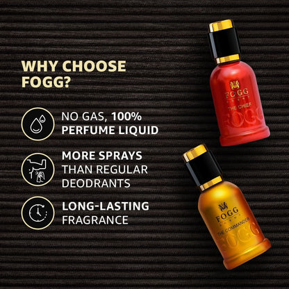 Fogg The Chief and The Commander Gift Set For Men & Women 100ML