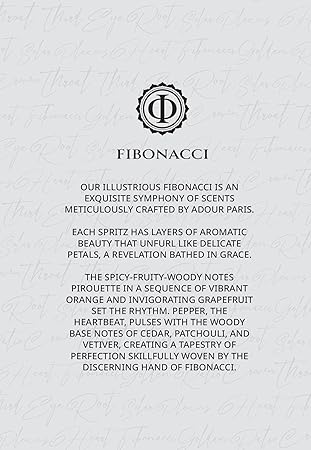Adour Pairs Deodorant FIBONACCI - 250ML