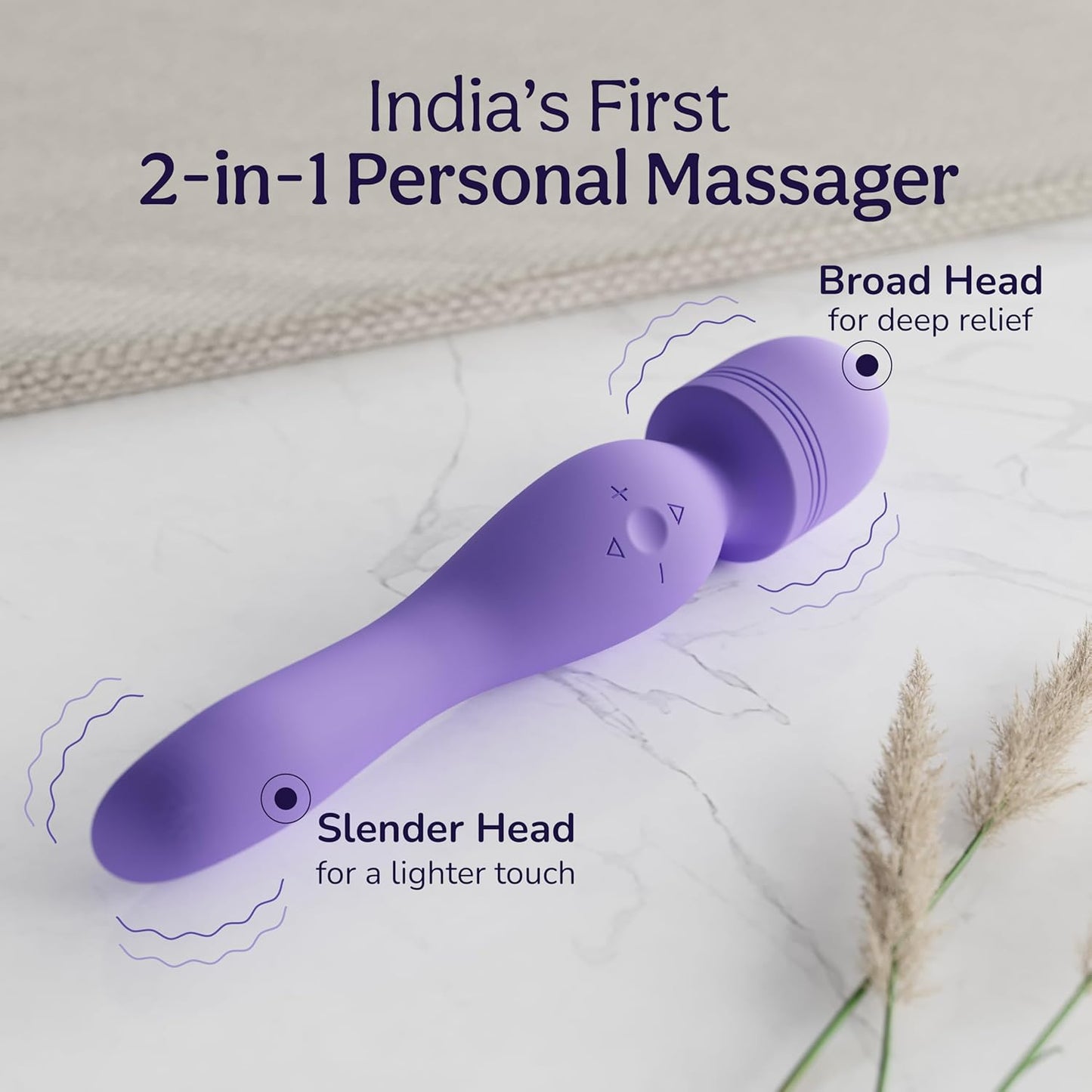 Caresmith Body Wave Massager | Dual Heads Massager | Massager Machine for Pain Relief with 1 Year Warranty