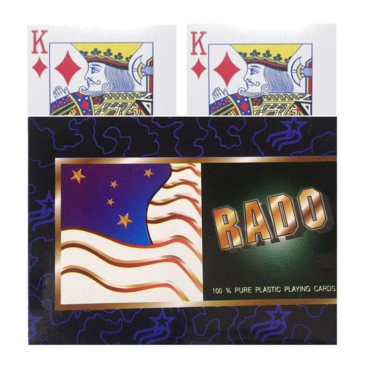 Rado Plastic Premium Playing Cards / Poker/ Party Games  (2 Pack Of 110 Cards)