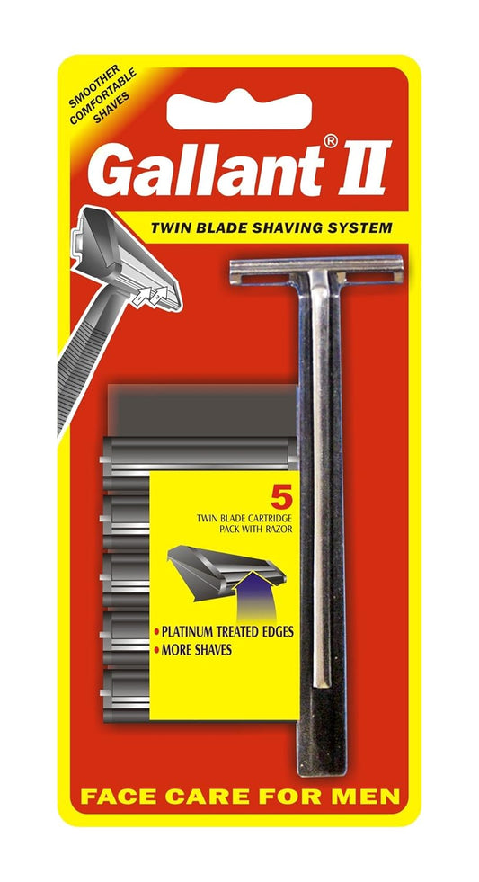 Gallant Ii Razor With 5 Cartridges