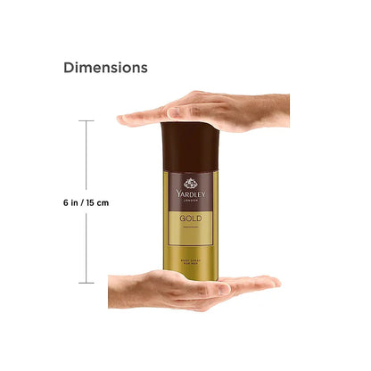 YARDLEY GOLD DEO 150ML