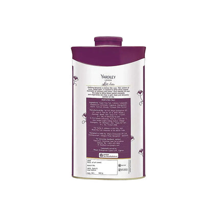 Yardley LACE SATIN PERFUMED TALC 100G