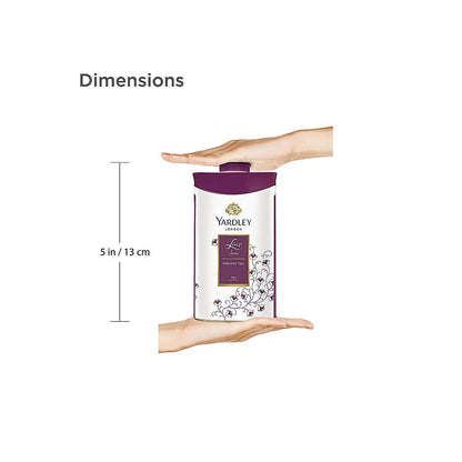 Yardley LACE SATIN PERFUMED TALC 100G