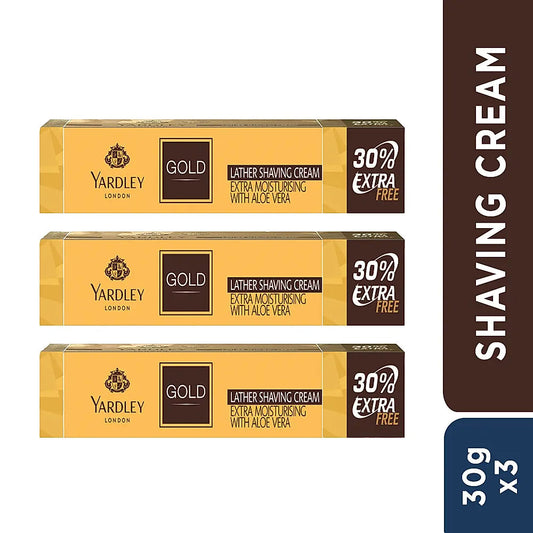 Yardley GOLD SHAVING CREAM (30G X 3)
