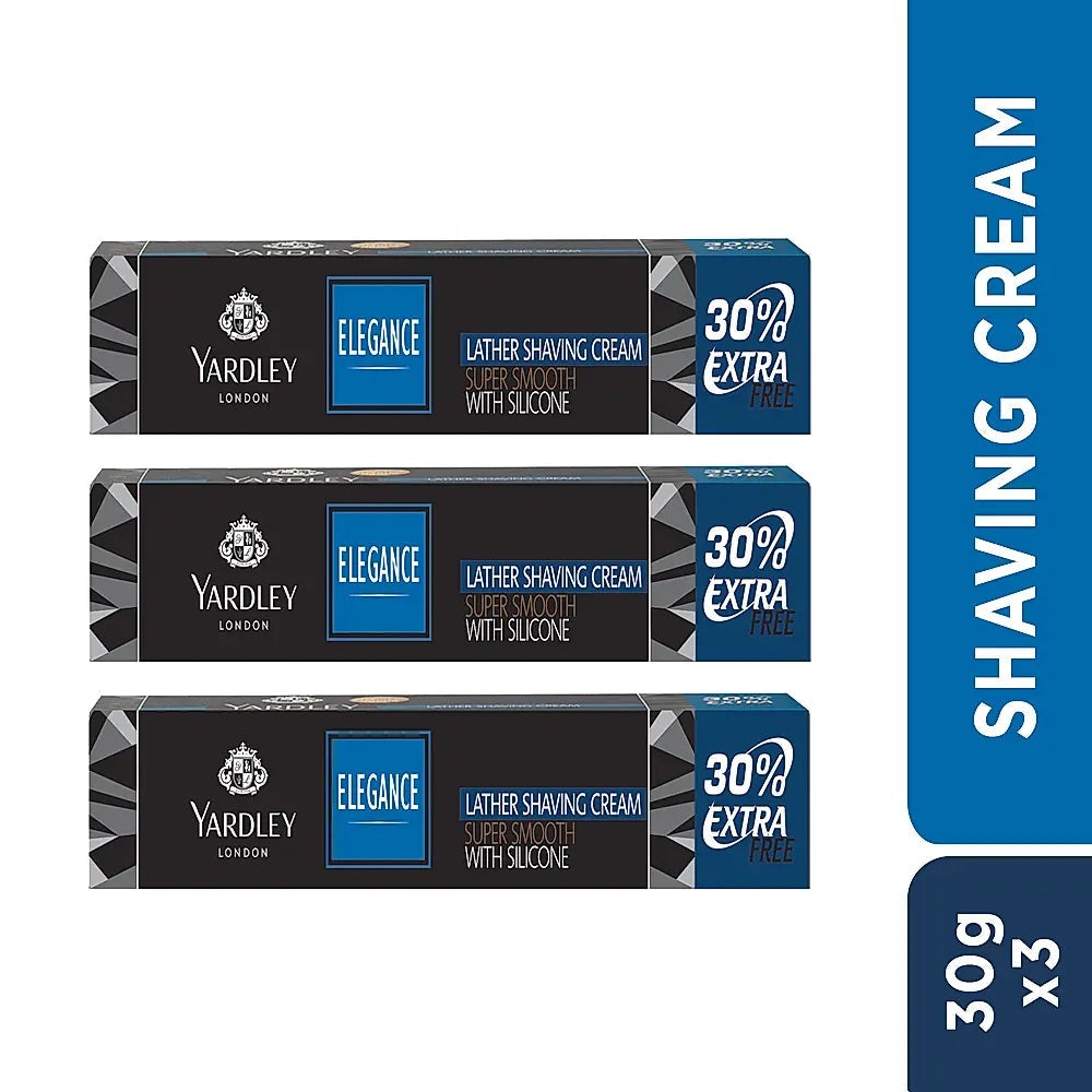 Yardley ELEGANCE SHAVING CREAM (30G X 3)