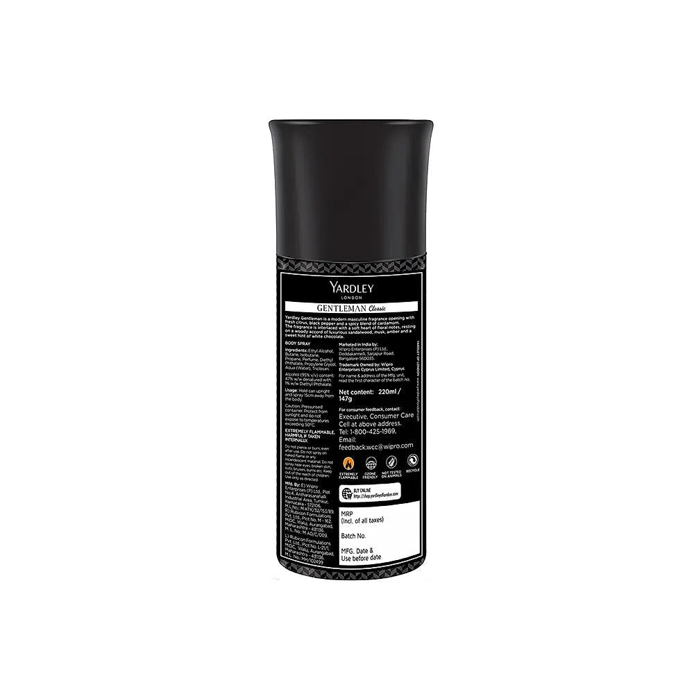 YARDLEY GENTLEMAN CLASSIC DEO MEGA PACK 220ML