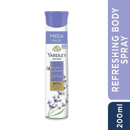 YARDLEY ENGLISH LAVENDER DEO MEGA PACK 200ML