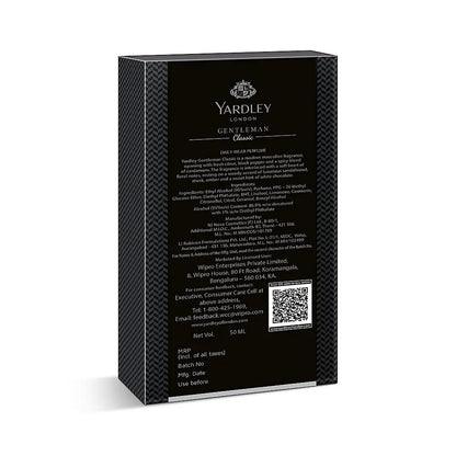 YARDLEY GENTLEMAN CLASSIC DAILY WEAR PERFUME 50ML