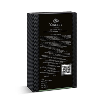 YARDLEY GENTLEMAN URBANE DAILY WEAR PERFUME 50ML