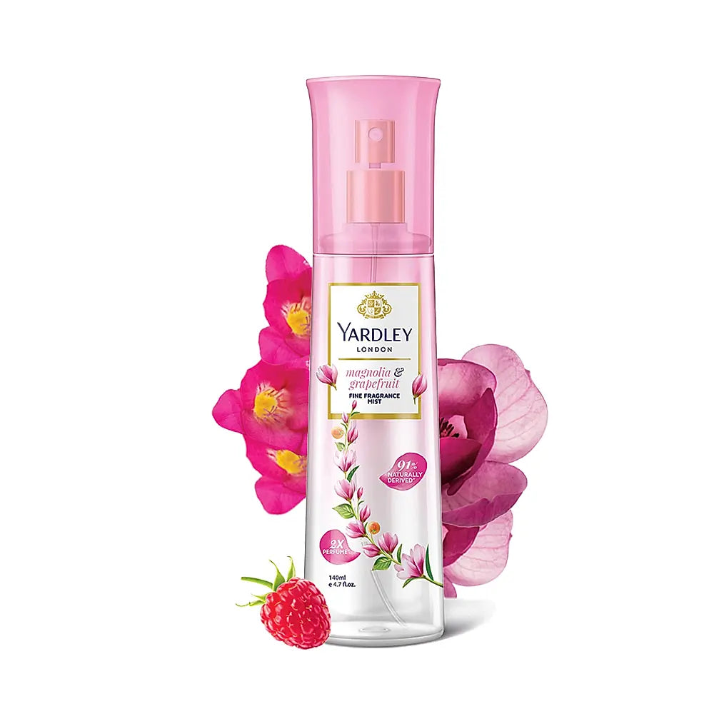 YARDLEY FINE FRAGRANCE MIST – MAGNOLIA & GRAPEFRUIT – 135 ML