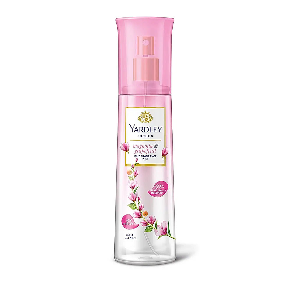 YARDLEY FINE FRAGRANCE MIST – MAGNOLIA & GRAPEFRUIT – 135 ML