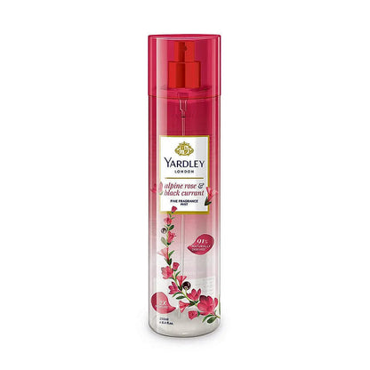 YARDLEY FINE FRAGRANCE MIST  €“ ALPINE ROSE & BLACK CURRANT  €“ 250 ML