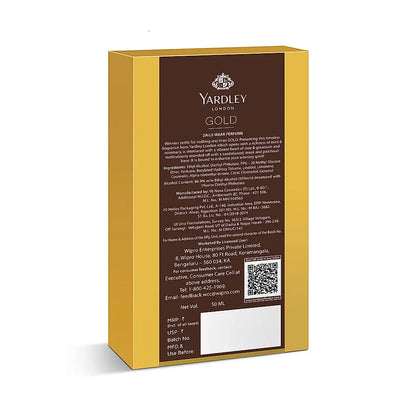 YARDLEY GOLD- DAILY WEAR PERFUME 50ML
