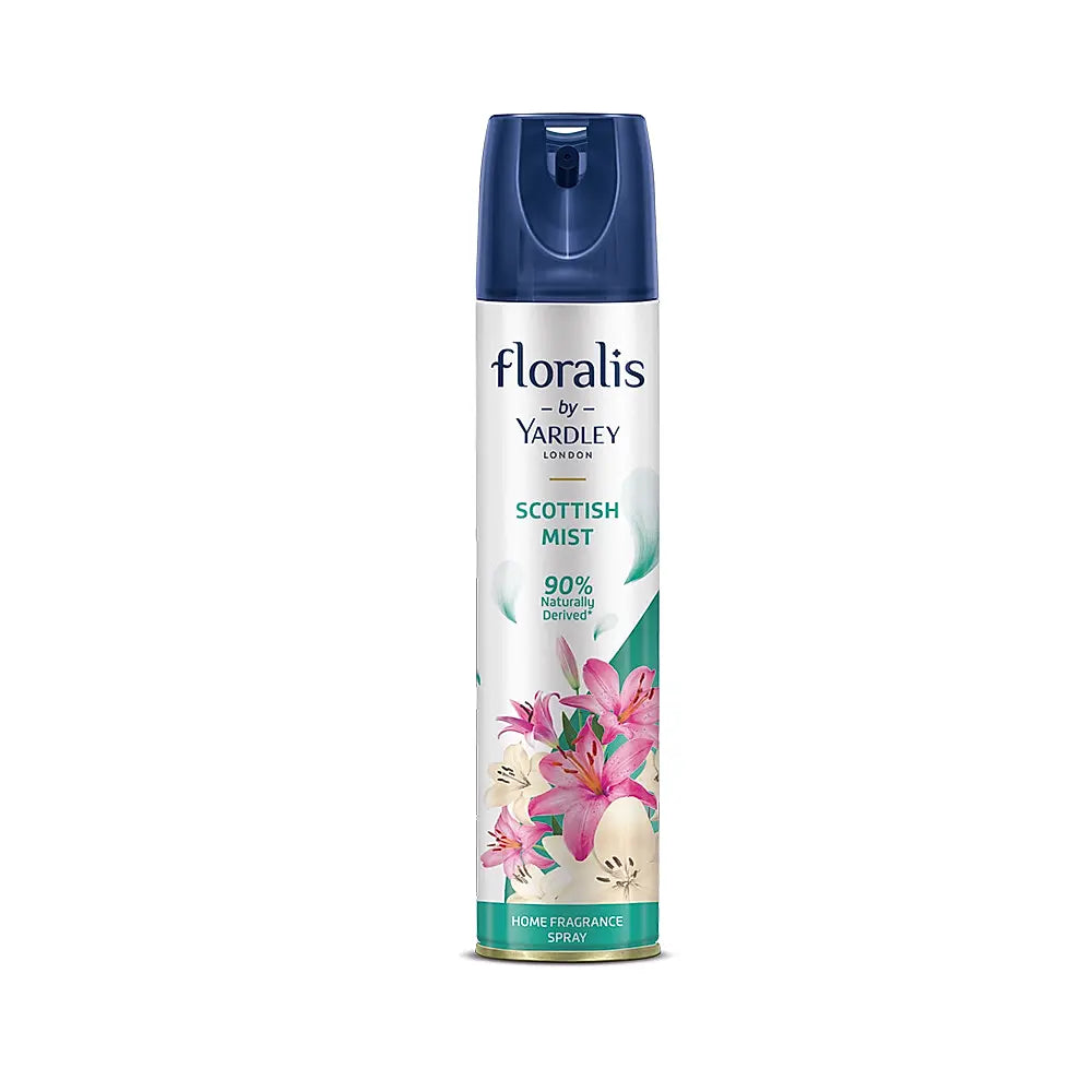 YARDLEY FLORALIS BY 210 ML - HOME FRAGRANCE SPRAY - SCOTTISH MIST - AIR FRESHENER SPRAY