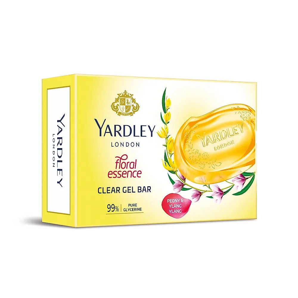 Yardley CLEAR GEL BAR PEONY & YLANG YLANG 125G