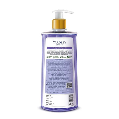Yardley FLORAL ESSENCE SHOWER GEL GARDENIA & WATERLILY 500ML