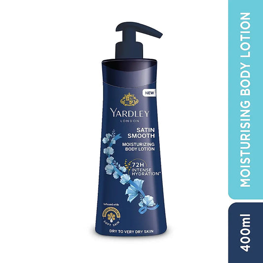 Yardley BODY LOTION SATIN SMOOTH 400ML FOR DRY TO VERY DRY SKIN