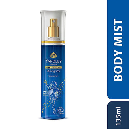 YARDLEY BODYMIST GLAM SHINING STAR 135ML