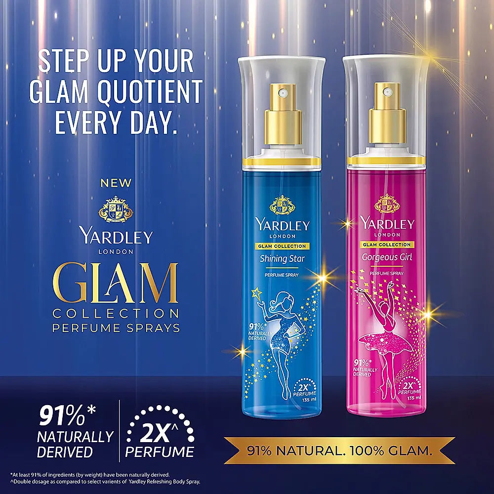 YARDLEY BODYMIST GLAM SHINING STAR 135ML