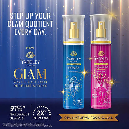 YARDLEY BODYMIST GLAM SHINING STAR 135ML