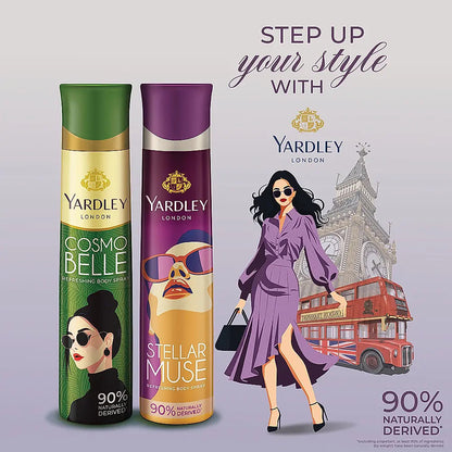 YARDLEY STELLAR MUSE REFRESHING BODY SPRAY FOR WOMEN, 150ML