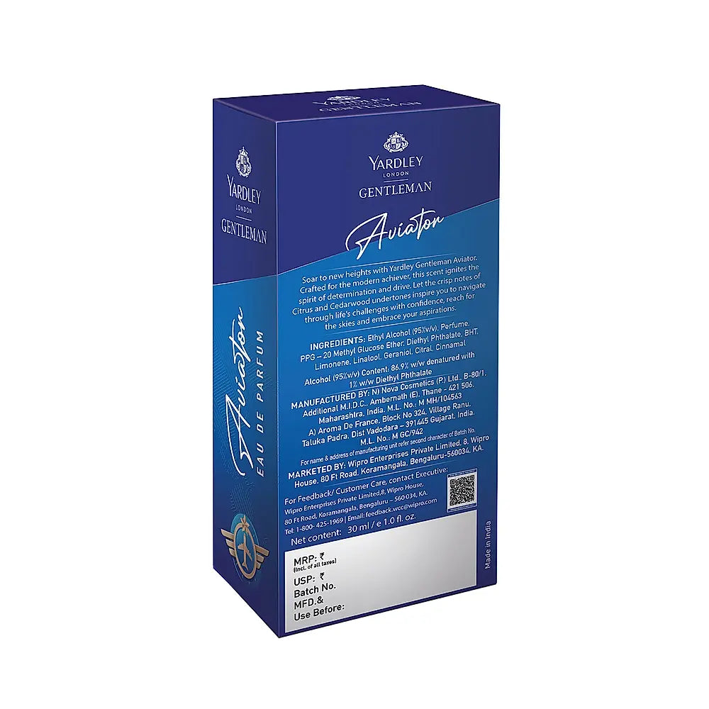 YARDLEY GENTLEMAN AVIATOR EDP 30 ML