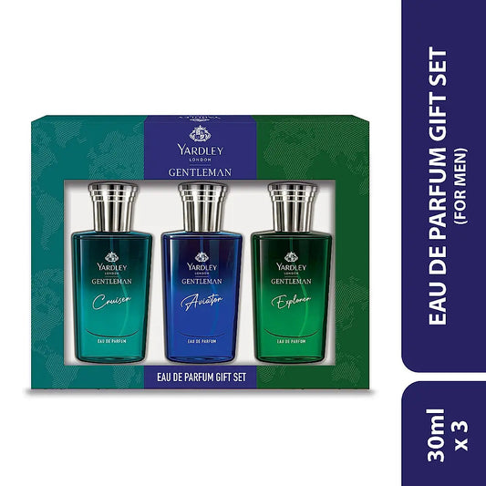 YARDLEY YARDLEY LONDON EAU DE PARFUM GIFT SET FOR MEN |30ML X 3