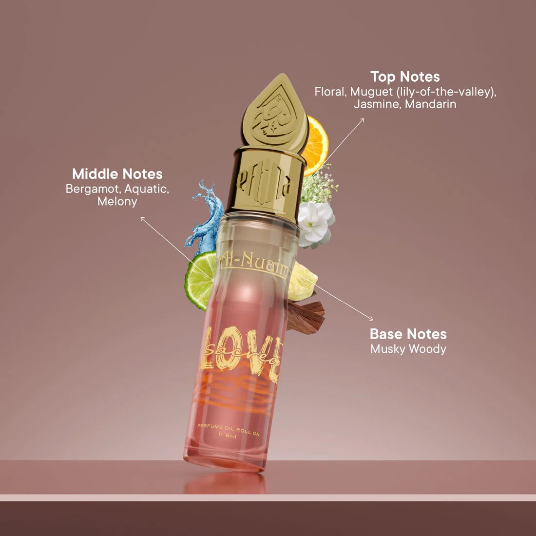 Al Nuaim Sacred Love 6ml Attar – Alcohol-Free