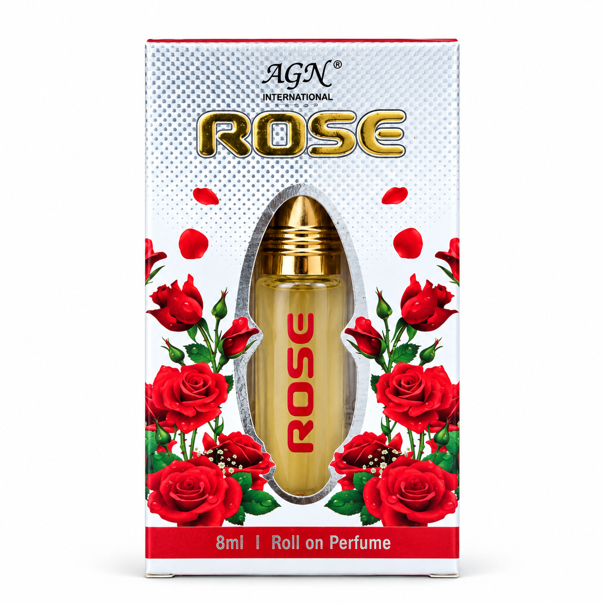 AGN Rose Alcohol-Free Roll-On Attar 8ml