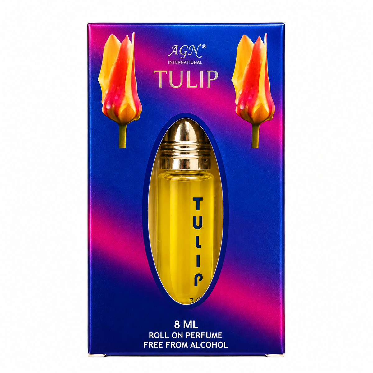 AGN Tulip Purple Alcohol-Free Roll-On Attar 8ml