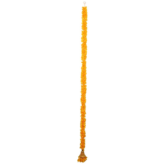 Decorative Artificial & Fabric Flowers Latkan - Yellow 1 Unit