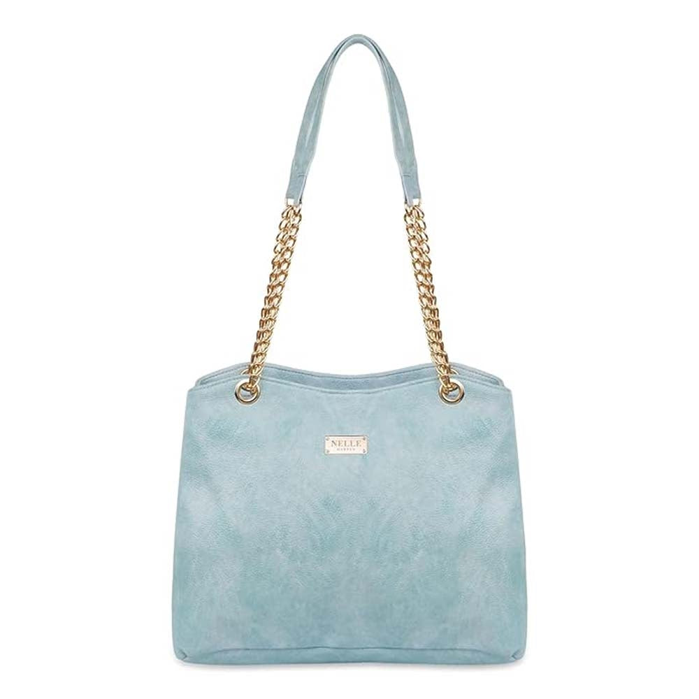 Anna Claire Women's PU Handbag (NHTED001) Sky Blue 1 Unit