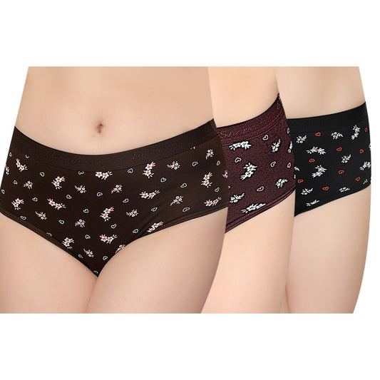 In Shape Ladies Outer Elastic Hipster Panties 8634 - 85 cm 3 Pieces